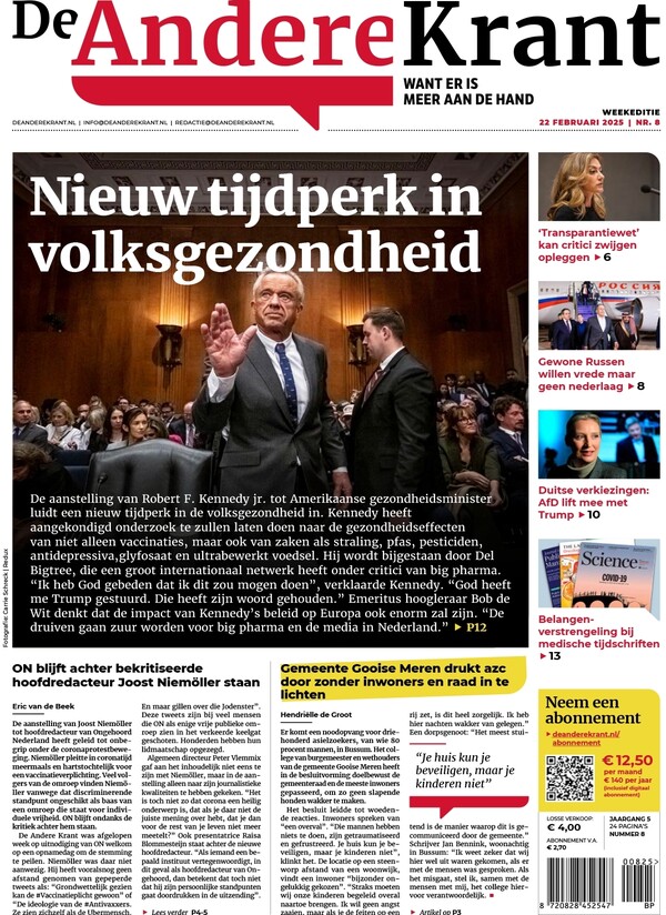De Andere Krant abonnement