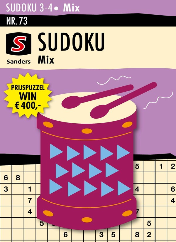 Sudoku 3-4* Mix abonnement - bladenwinkel.nl